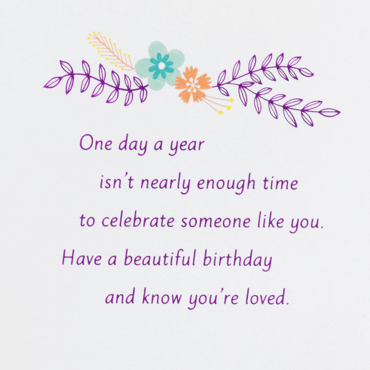 Hallmark Celebrating You With Love Birthday Card