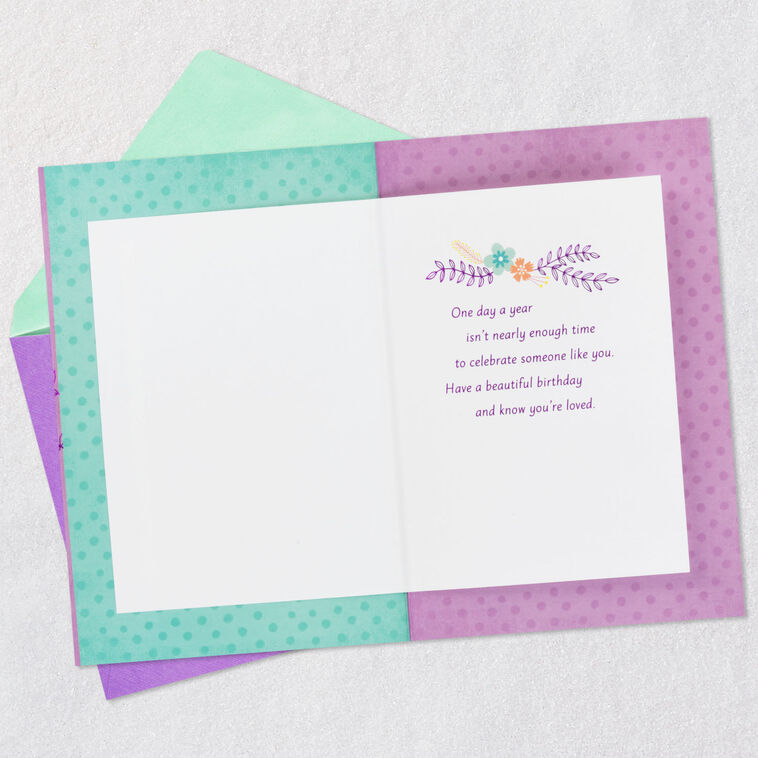 Hallmark Celebrating You With Love Birthday Card