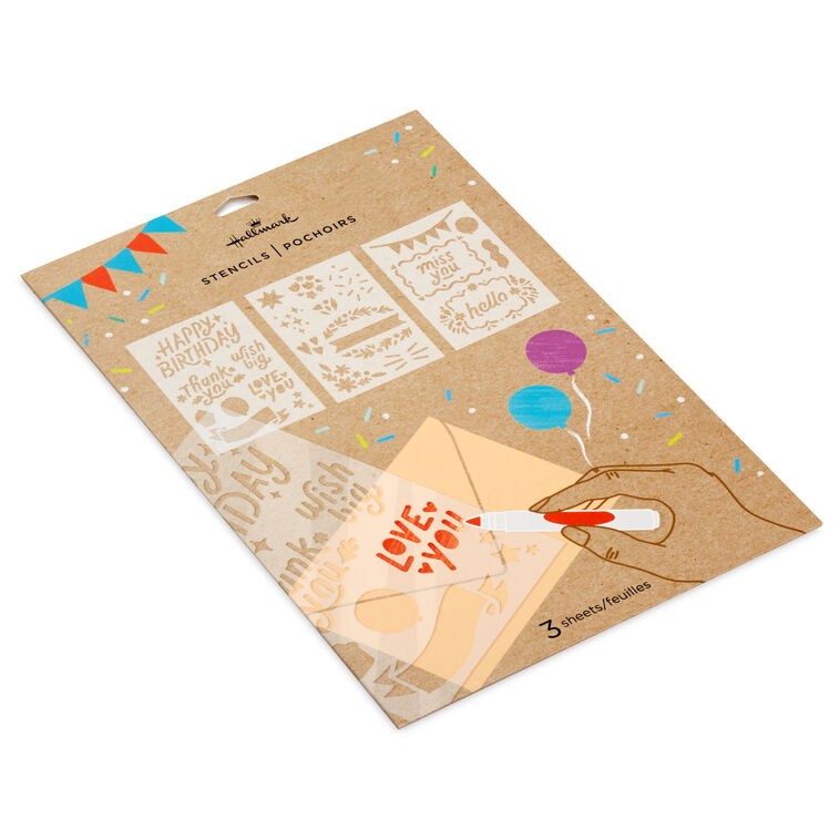Hallmark Celebrations Stencil Kit Pack Of 36