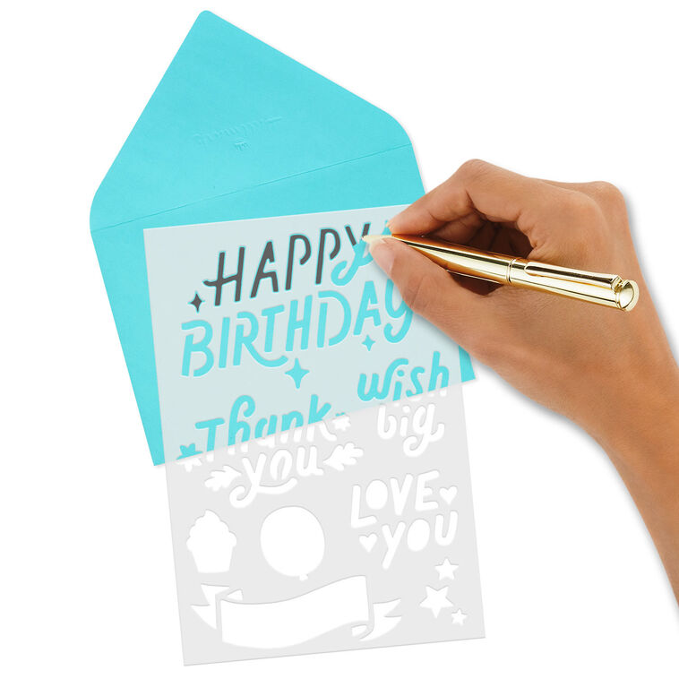 Hallmark Celebrations Stencil Kit Pack Of 36