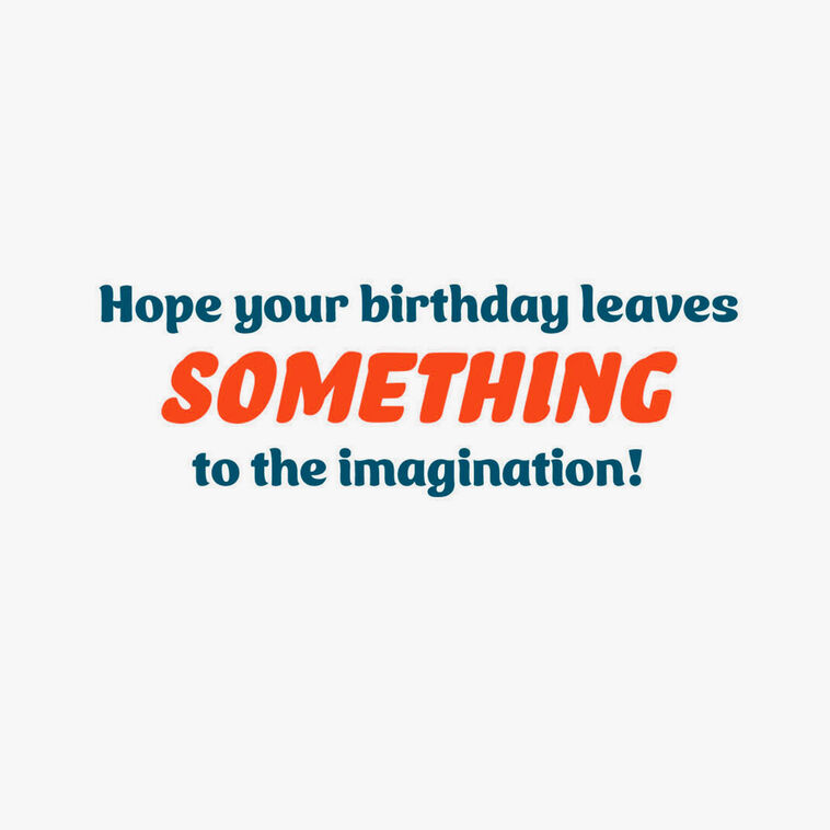 Hallmark Censored Age Funny Birthday Card