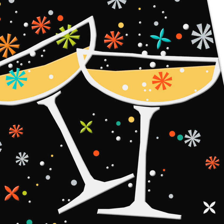 Hallmark Champagne Toast Blank Card
