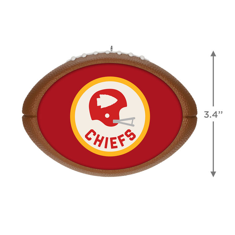 Hallmark Hallmark Channel Holiday Touchdown: A Chiefs Love Story Football Ornament