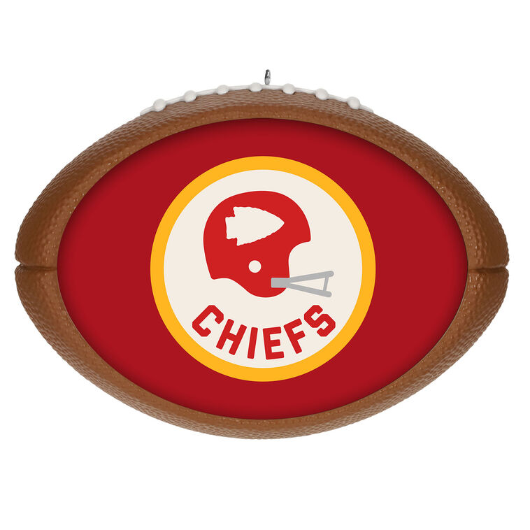 hallmark Hallmark Channel Holiday Touchdown: A Chiefs Love Story Football Ornament