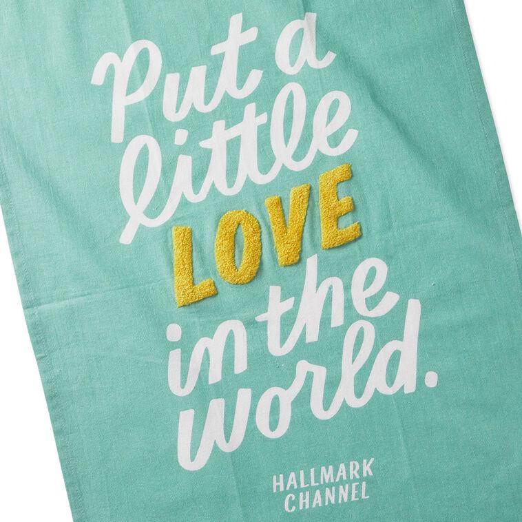 Hallmark Hallmark Channel Love In The World Tea Towel