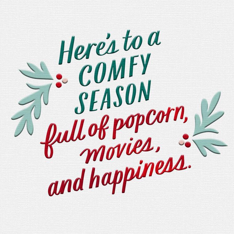 Hallmark Hallmark Channel Popcorn Movies And Happiness Christmas Card