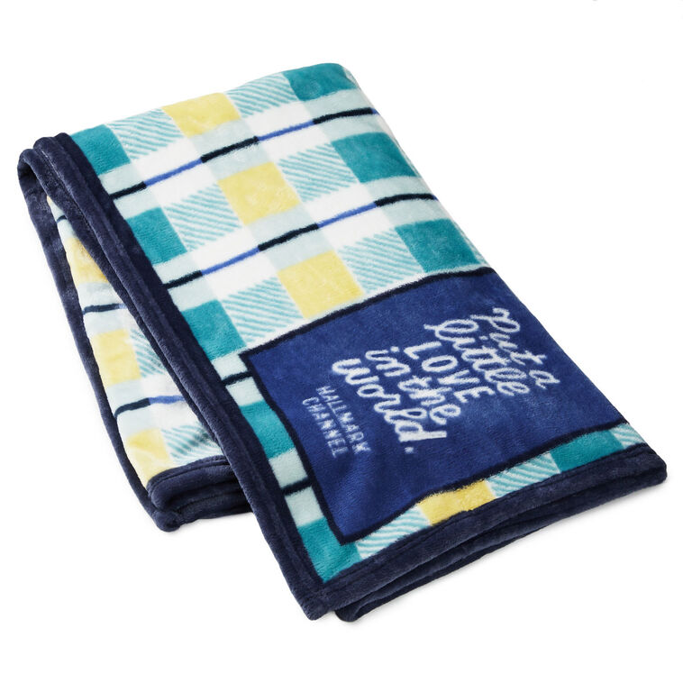 hallmark Hallmark Channel Put Love in the World Blanket 50x60