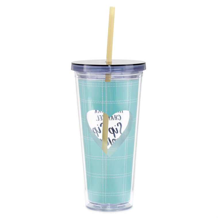 Hallmark Hallmark Channel Sip Sip Hooray Water Tumbler 22 Oz