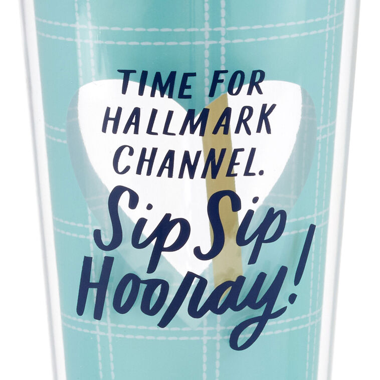 Hallmark Hallmark Channel Sip Sip Hooray Water Tumbler 22 Oz