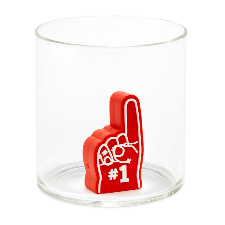 Hallmark Charmers #1 Foam Finger Silicone Charm