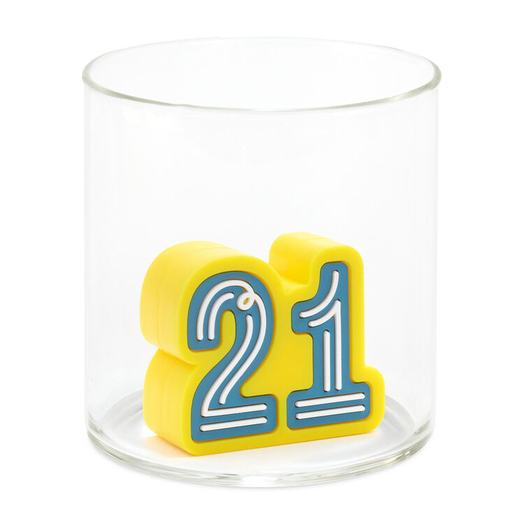 Hallmark Charmers 21st Birthday Silicone Charm
