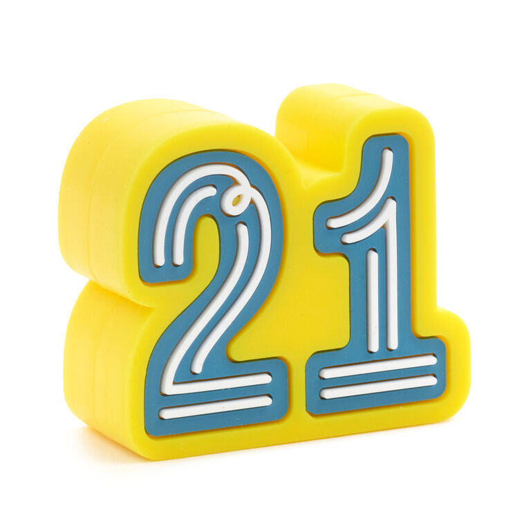 hallmark Charmers 21st Birthday Silicone Charm