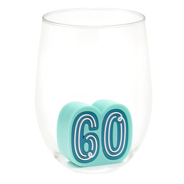 Hallmark Charmers 60th Birthday Silicone Charm