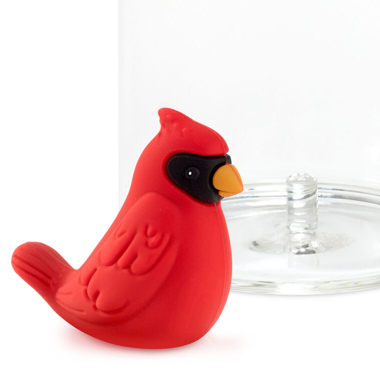Hallmark Charmers Cardinal Silicone Charm