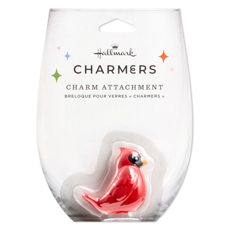 Hallmark Charmers Cardinal Silicone Charm