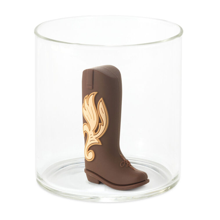Hallmark Charmers Cowboy Boot Silicone Charm 2" H