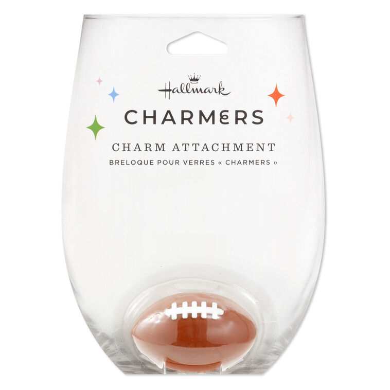 Hallmark Charmers Football Silicone Charm