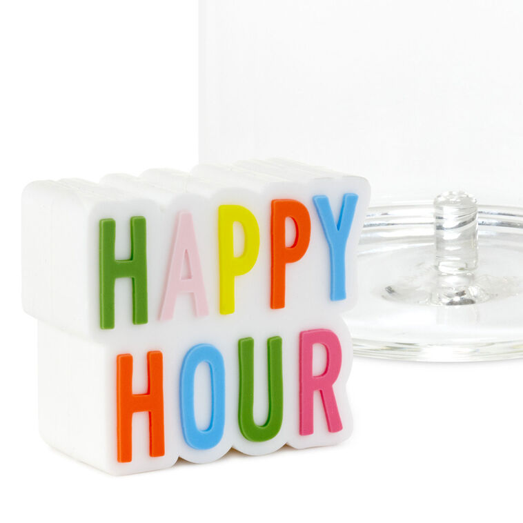 Hallmark Charmers Happy Hour Silicone Charm 1.3" H
