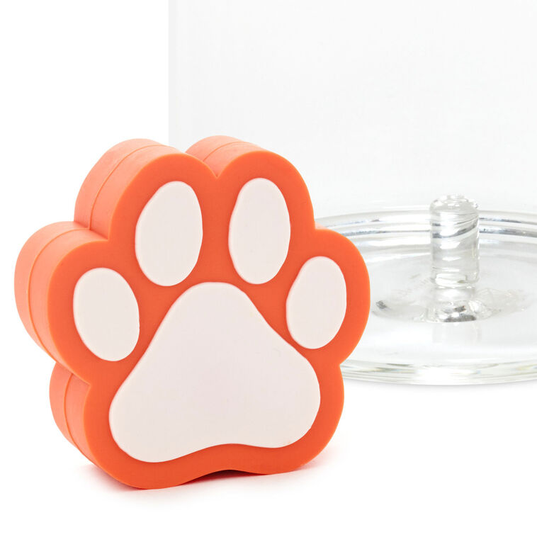 Hallmark Charmers Paw Print Silicone Charm 1.8" H