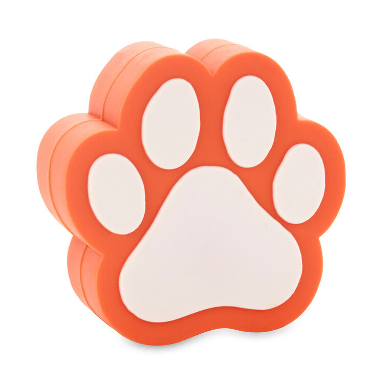 hallmark Charmers Paw Print Silicone Charm 1.8" H