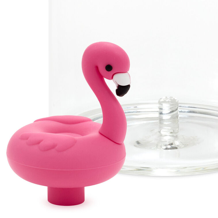Hallmark Charmers Pink Flamingo Silicone Charm
