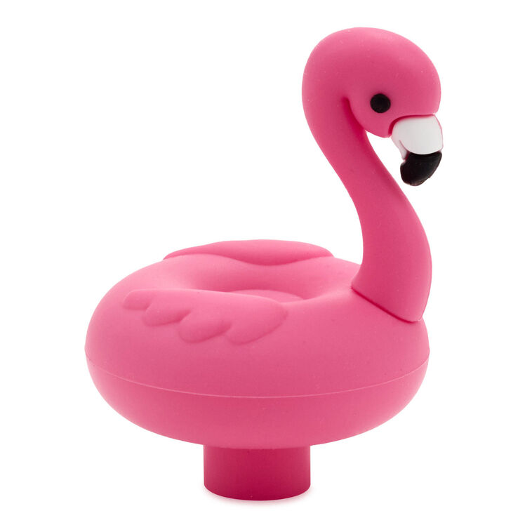 hallmark Charmers Pink Flamingo Silicone Charm