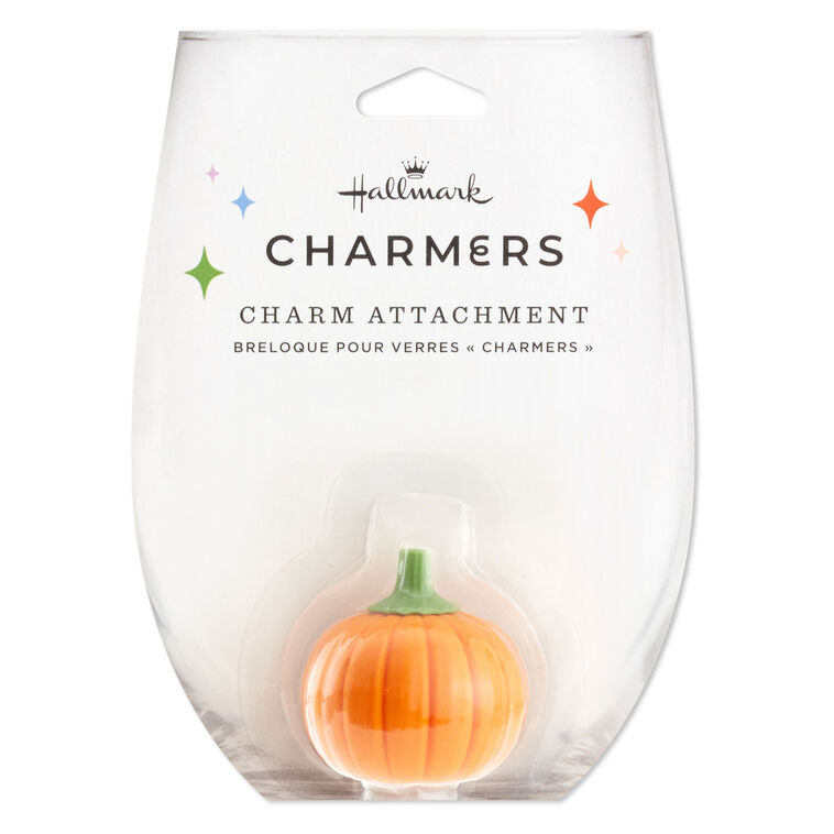 Hallmark Charmers Pumpkin Silicone Charm