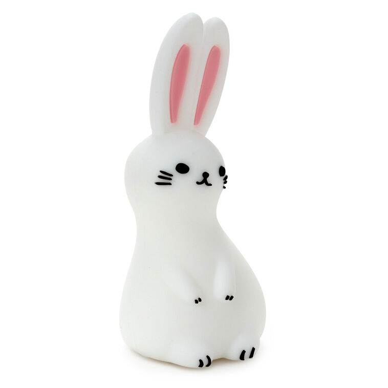 hallmark Charmers White Bunny Silicone Charm 2.6" H
