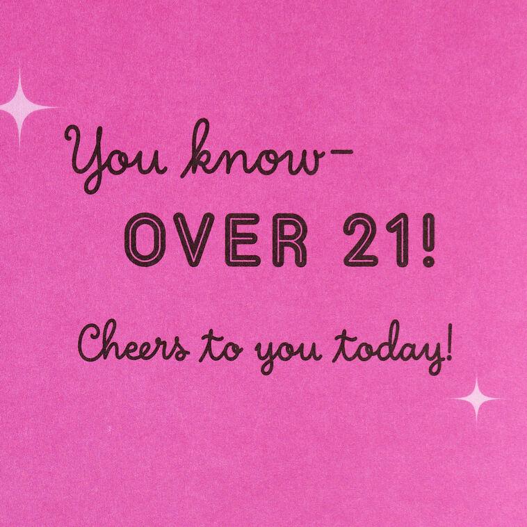 Hallmark Cheers To Acting Your Age Birthday Card