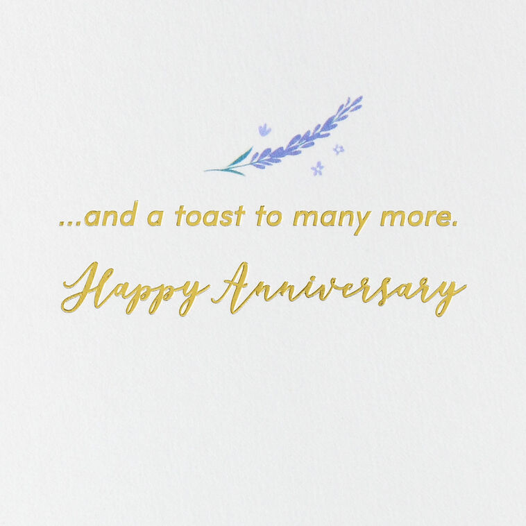 Hallmark Cheers To Another Year Anniversary Card