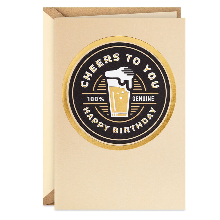 hallmark Cheers to You Birthday Card