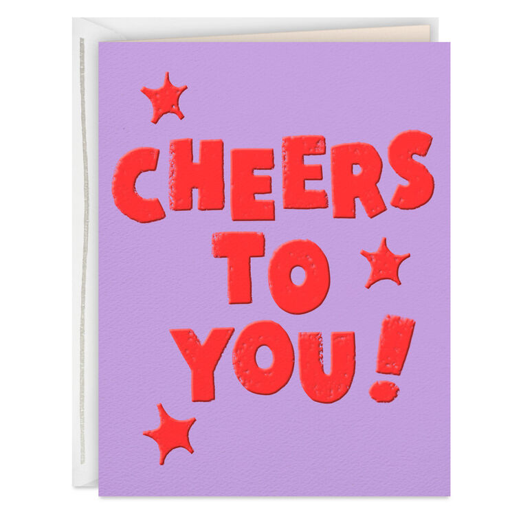 hallmark Cheers to You Congratulations Card