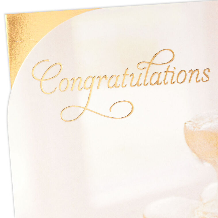 Hallmark Cheers To You Two Wedding Card