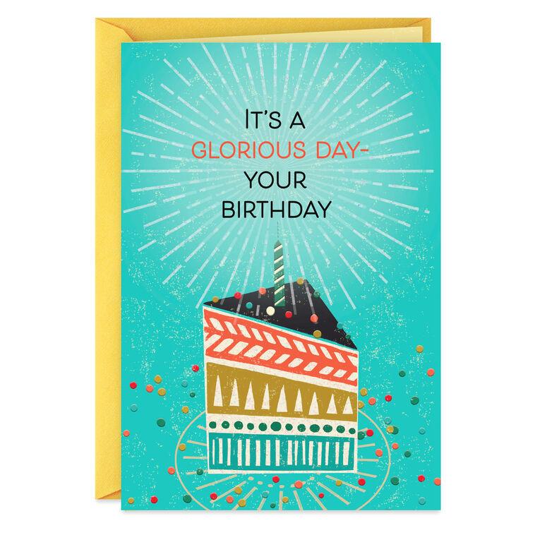 hallmark Claim God's Joy Birthday Card