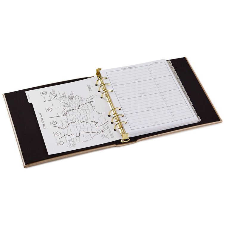 Hallmark Classic Cream Address Book