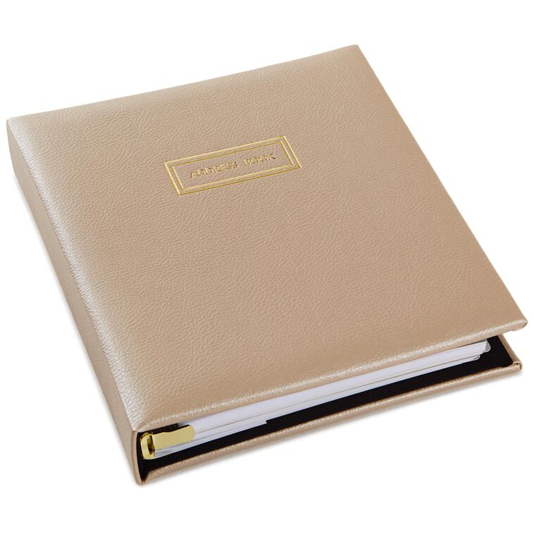 hallmark Classic Cream Address Book
