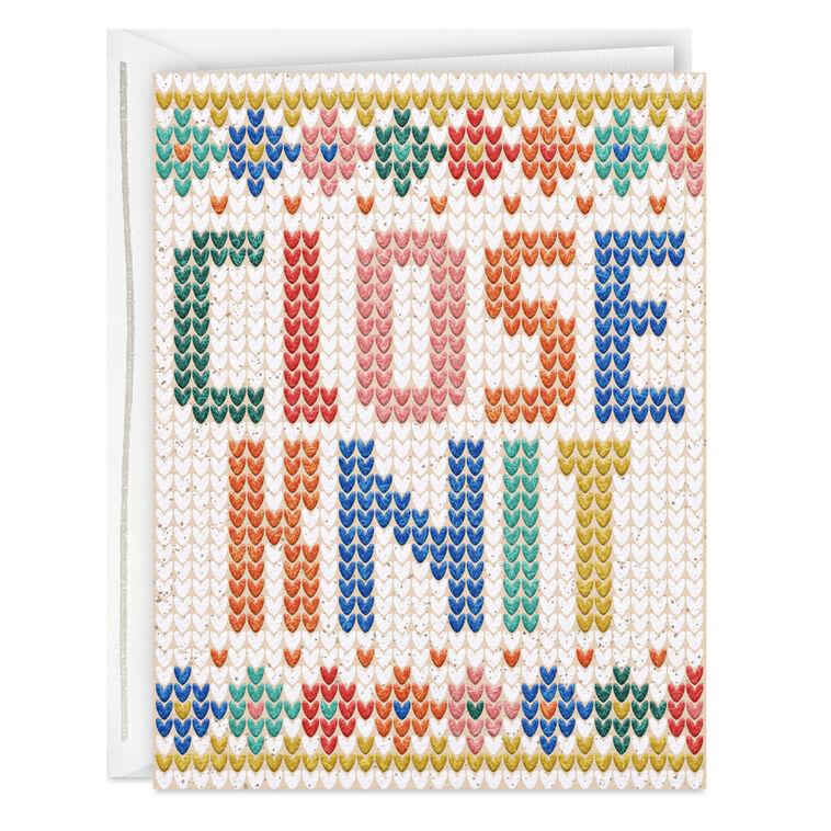 hallmark Close Knit That's Us Card