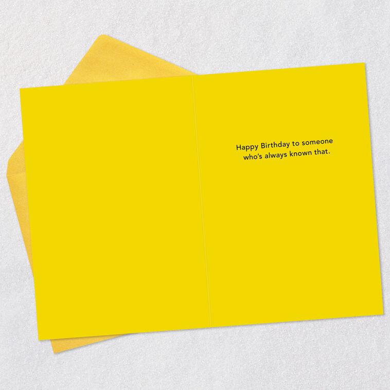 Hallmark Clothes And Attitude Funny Birthday Card