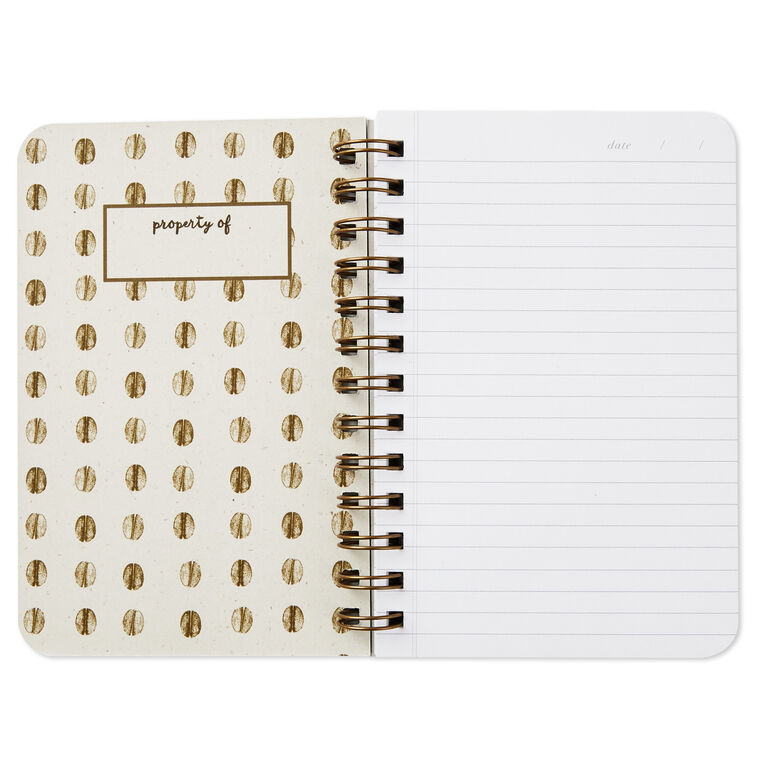 Hallmark Coffee Assisted Spiral Notebook