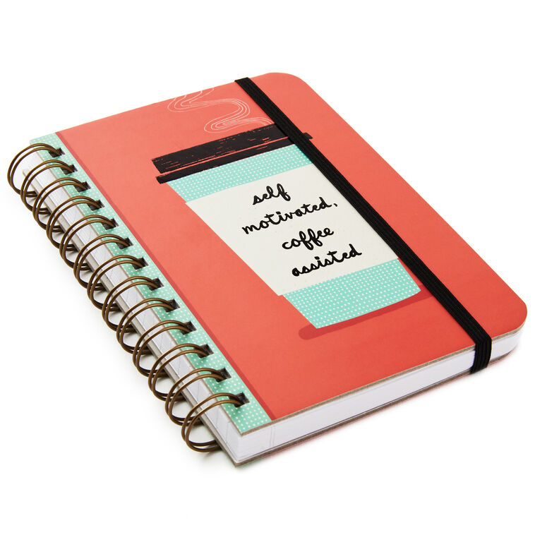 hallmark Coffee Assisted Spiral Notebook
