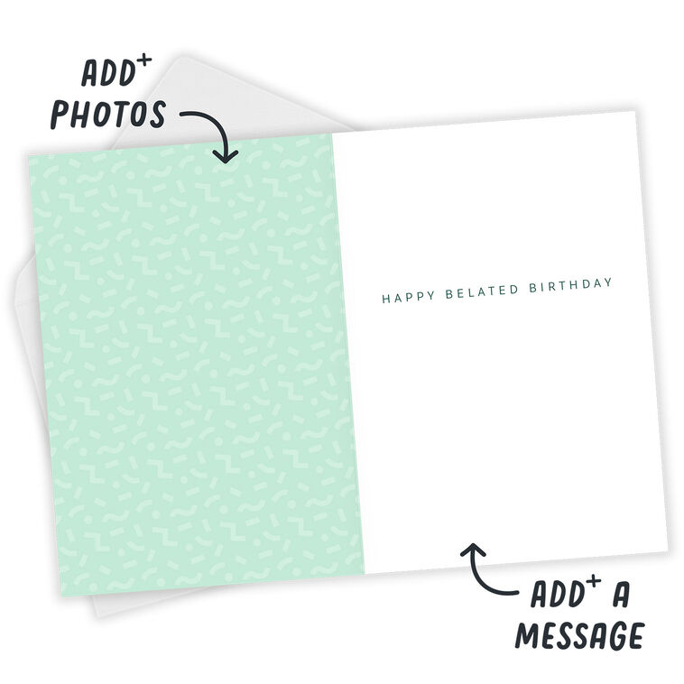 Hallmark Colorful Confetti Custom Card