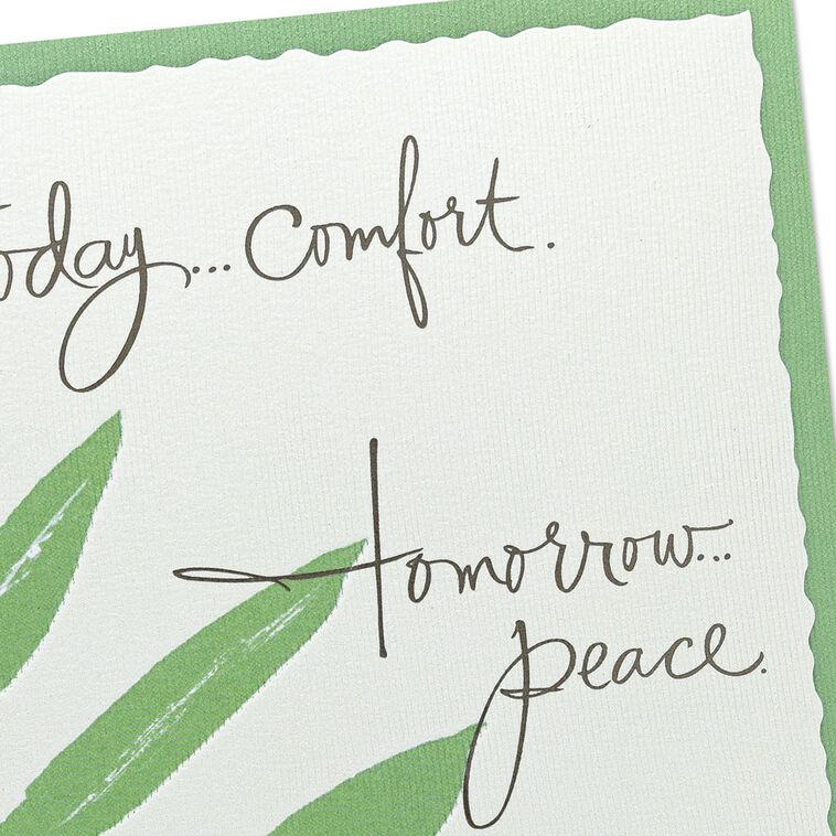 Hallmark Comfort Peace And Memories Sympathy Card