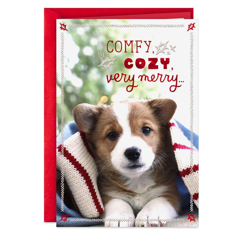 hallmark Comfy Cozy and Merry Christmas Card
