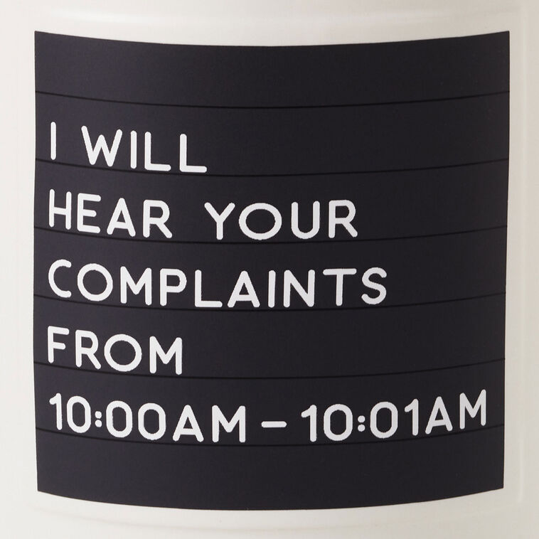 Hallmark Complaints Funny Mug 16 Oz