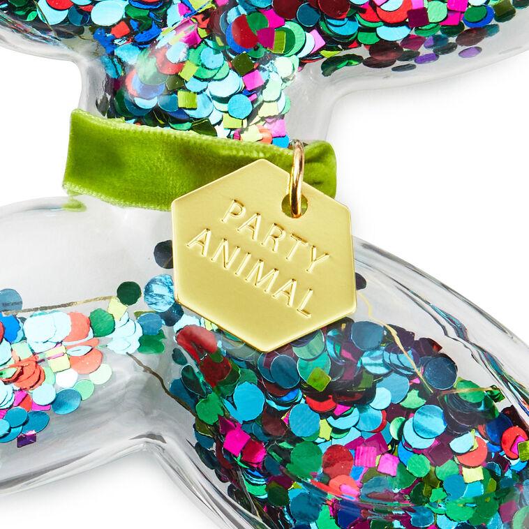 Hallmark Confetti-Filled Glass Balloon Dog