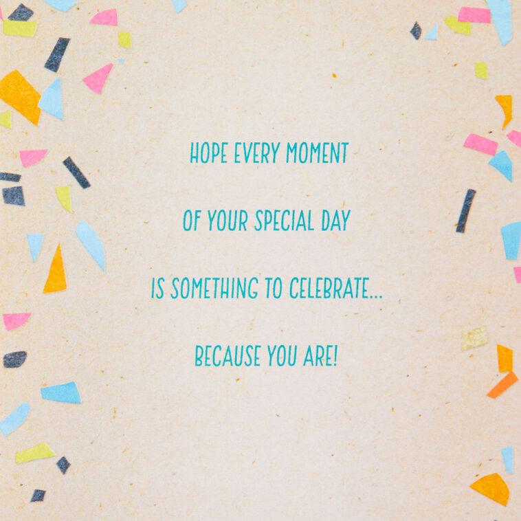 Hallmark Confetti Of Life Birthday Card