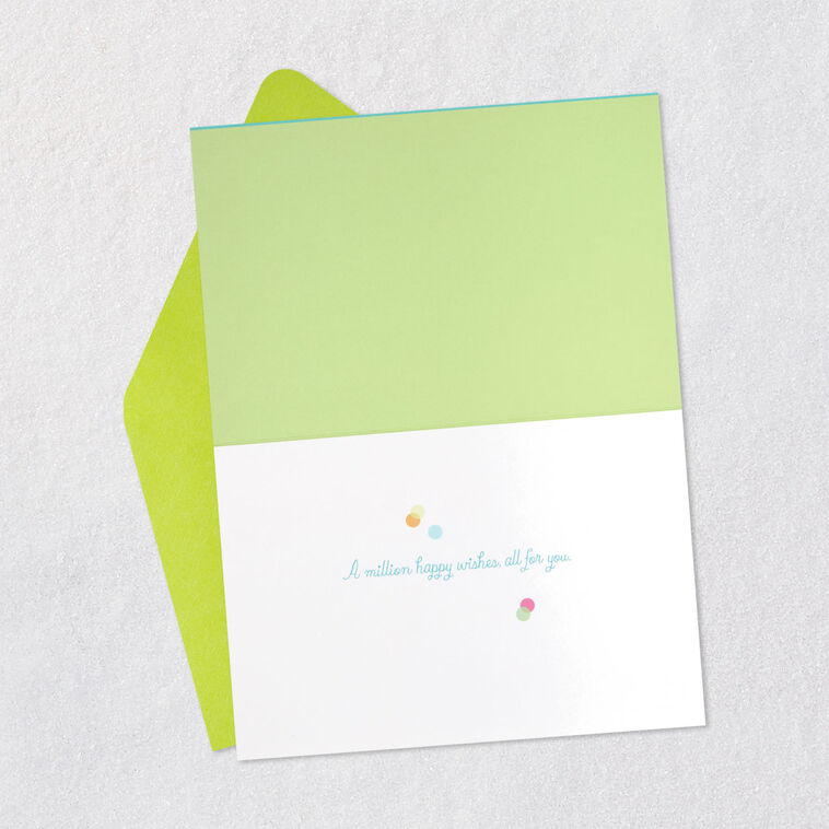 Hallmark Confetti Wishes Birthday Card