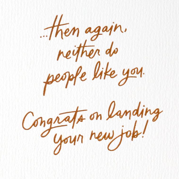 Hallmark Congrats To You New Job Card