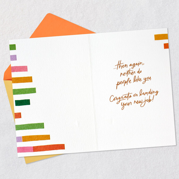 Hallmark Congrats To You New Job Card