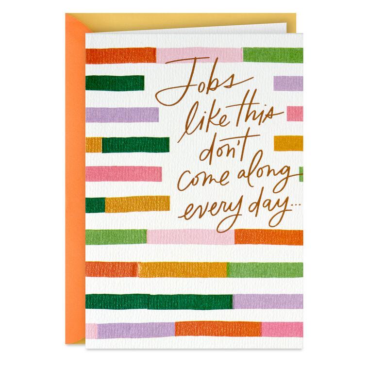 hallmark Congrats to You New Job Card